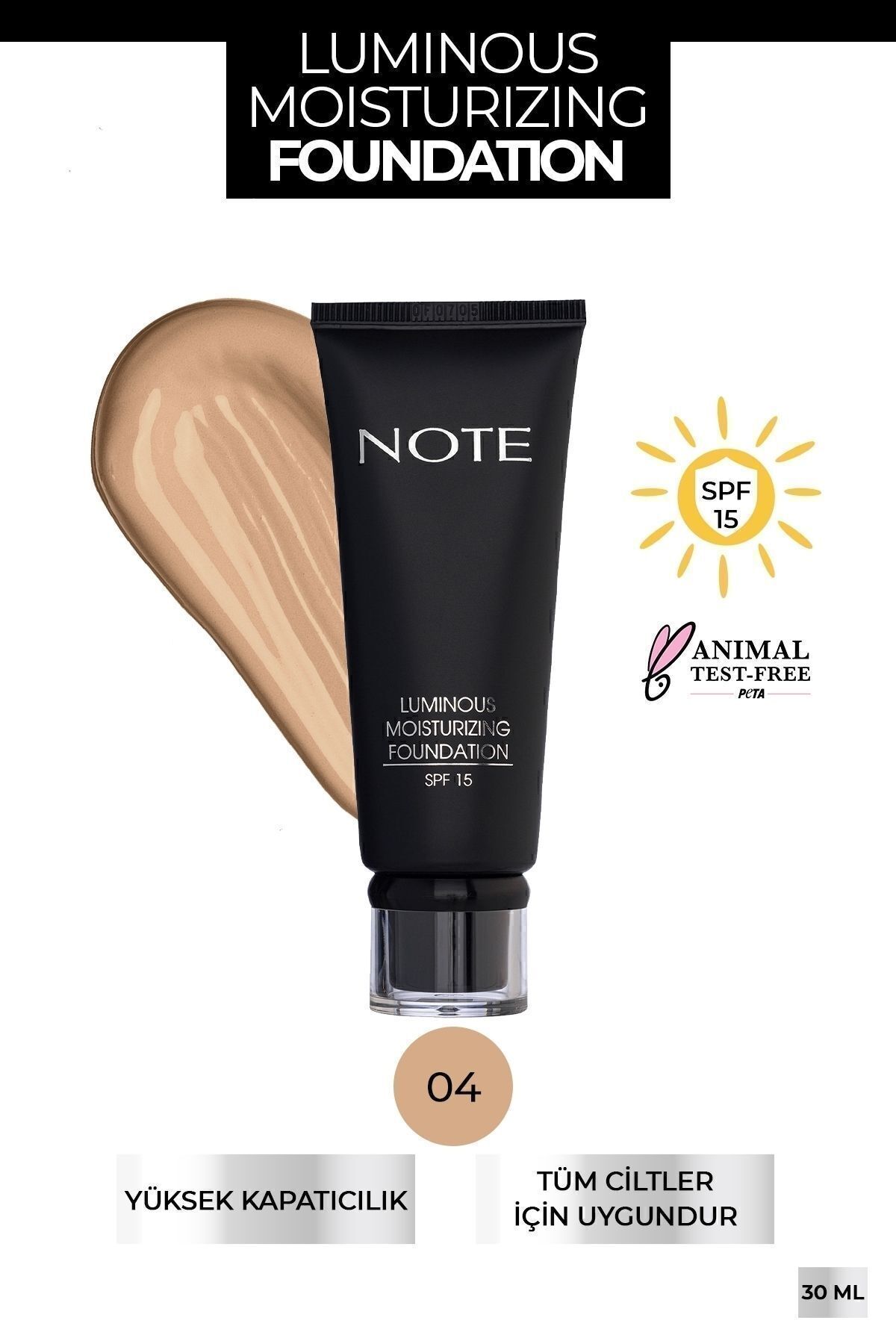 فاندیشن زنانه | نوت کازمتیکس Note Cosmetics FND LUM.MOIST