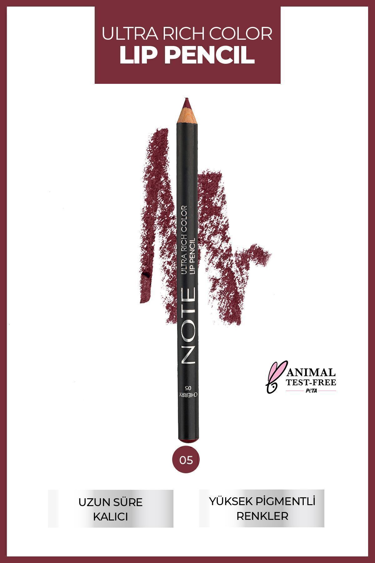 مداد لب زنانه | نوت کازمتیکس Note Cosmetics LPNC U.RICH COL