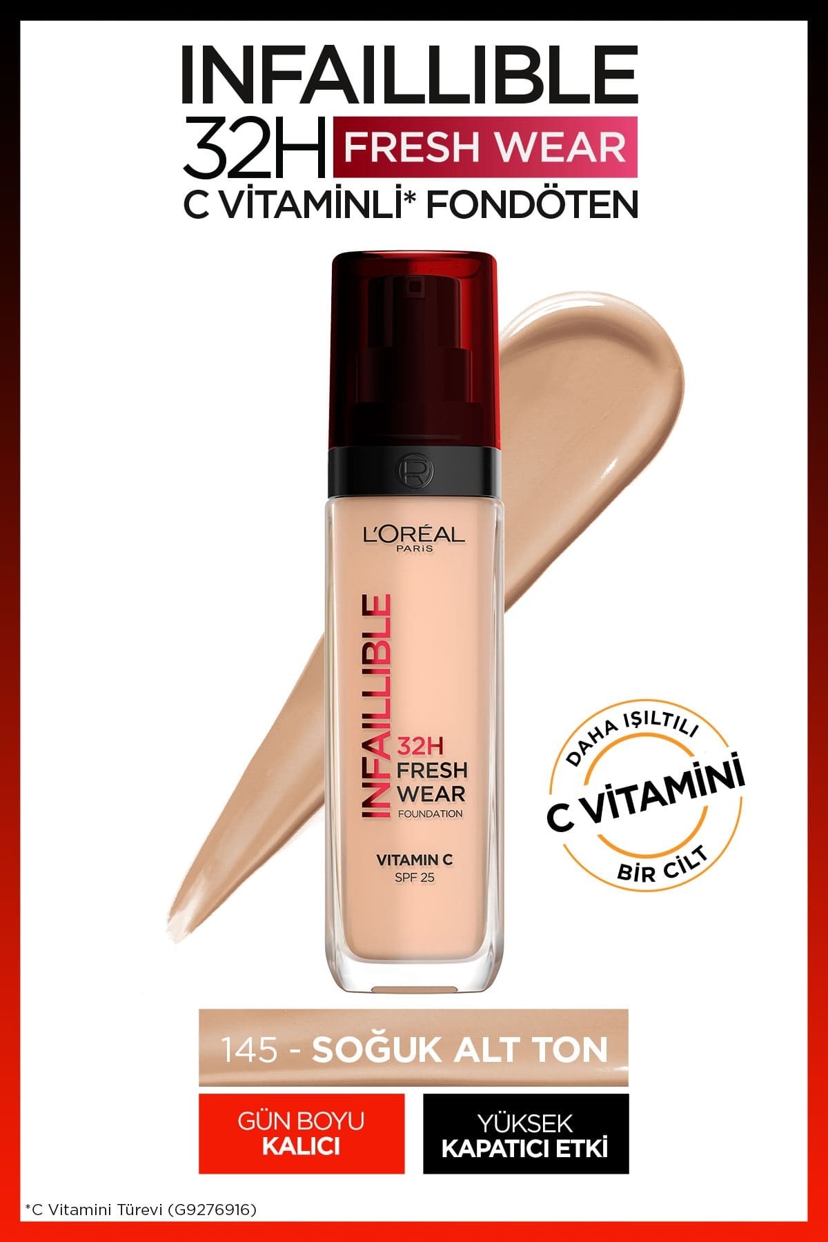 فاندیشن زنانه | لوریل پاریس L'Oreal Paris INFFRSHWEAR