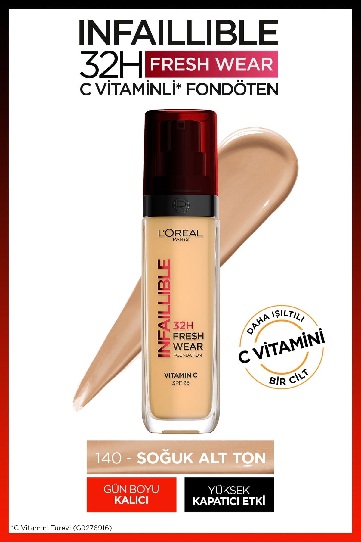 فاندیشن زنانه | لوریل پاریس L'Oreal Paris INFFRSHWEAR