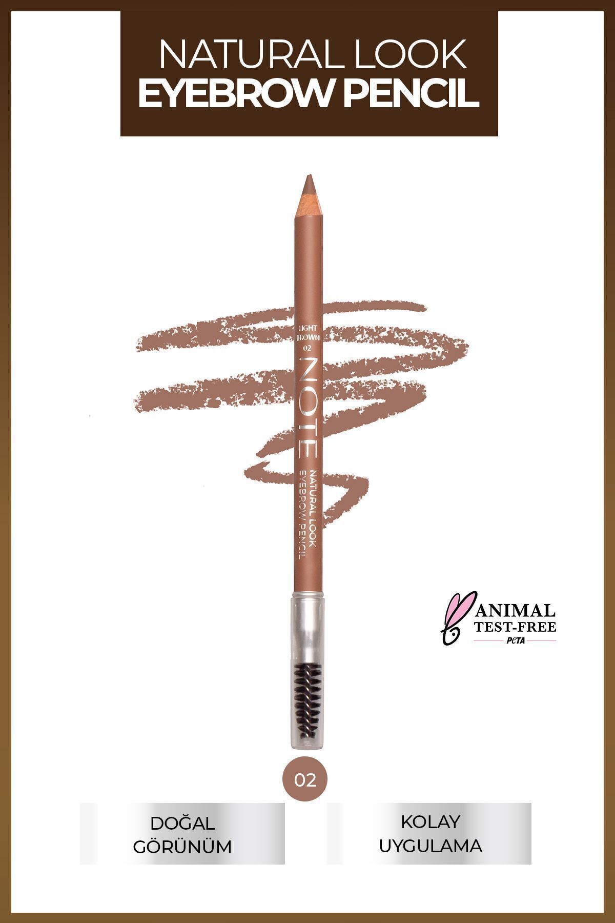 مداد ابرو و سایه ابرو زنانه | نوت کازمتیکس Note Cosmetics EBRW NATURAL