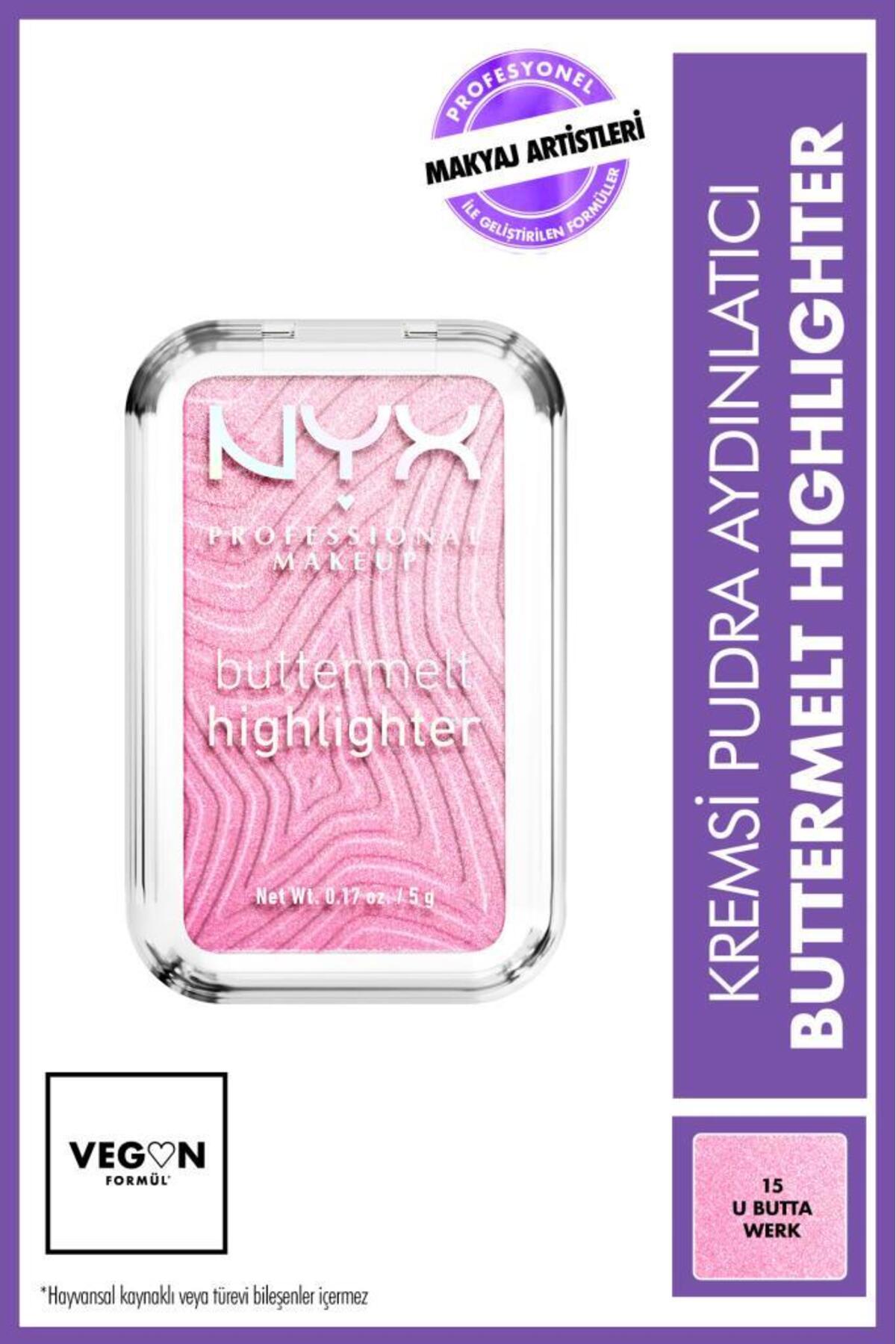 هایلایتر زنانه | ان وای ایکس پروفشنال میکاپ NYX Professional Makeup BUTTERMELTHGH