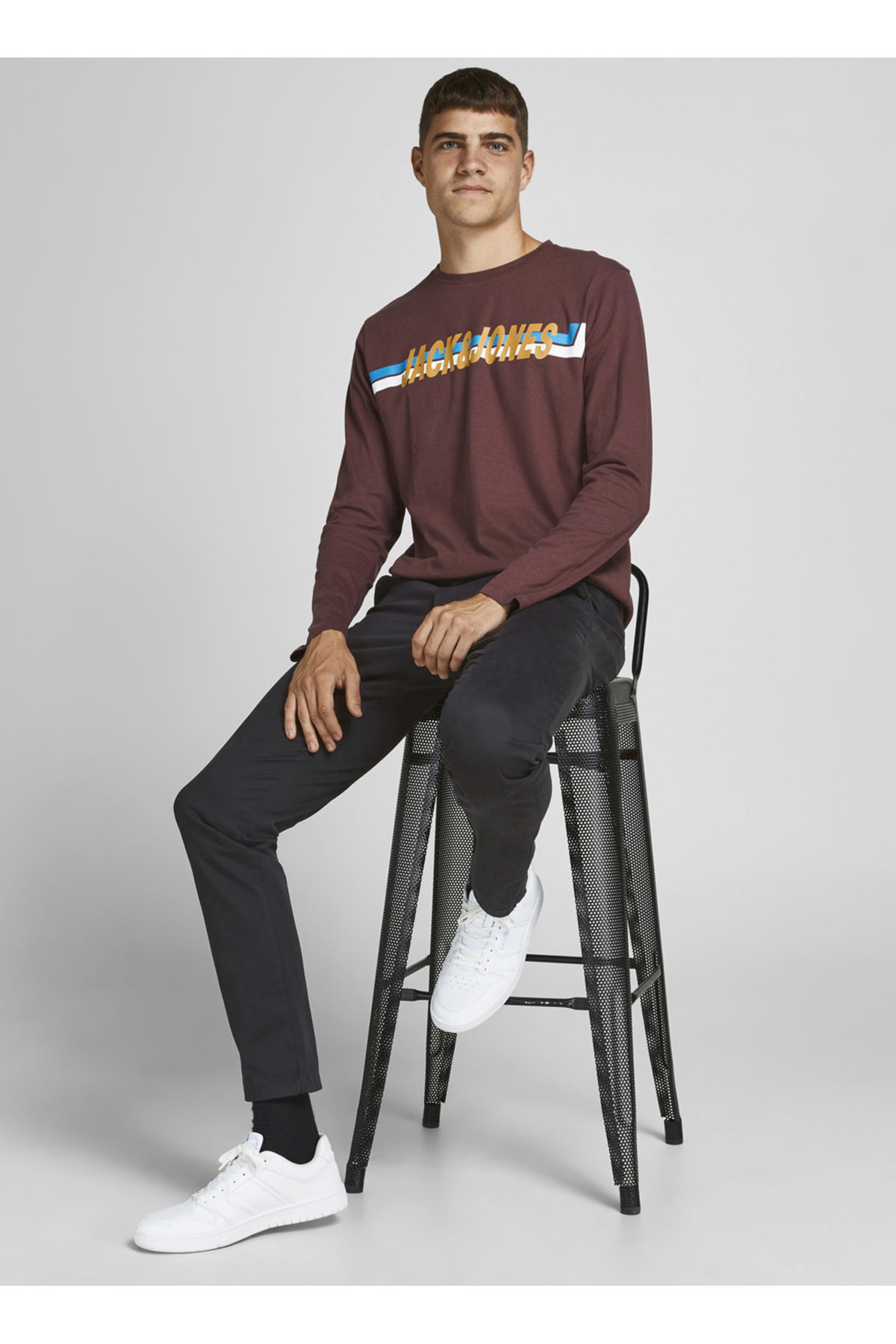 شلوار ورزشی مردانه راسته فاق نرمال | جک اند جونز Jack & Jones 5002993250