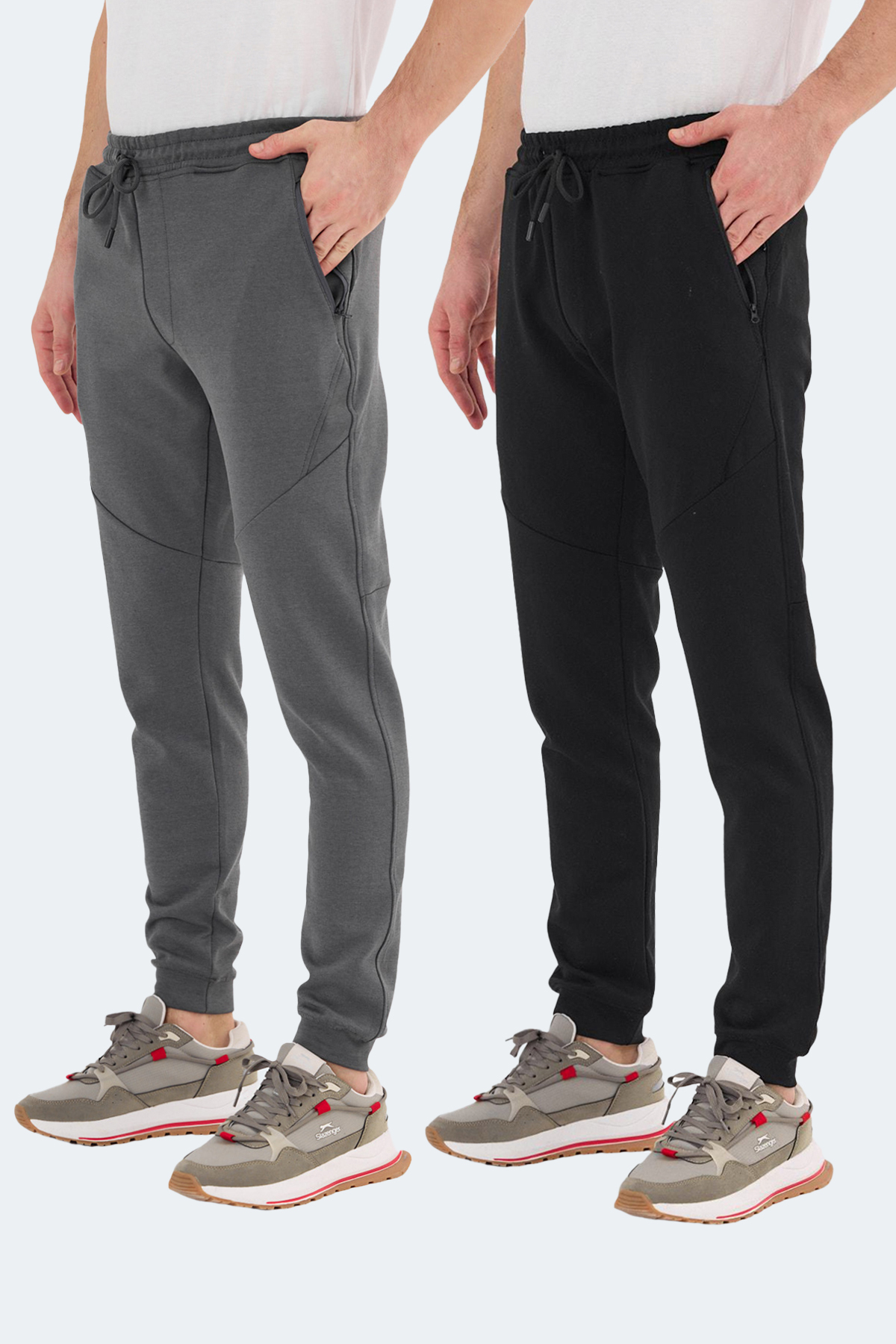 شلوار ورزشی مردانه راسته فاق نرمال | اسلازنگر Slazenger ST24PE130P2