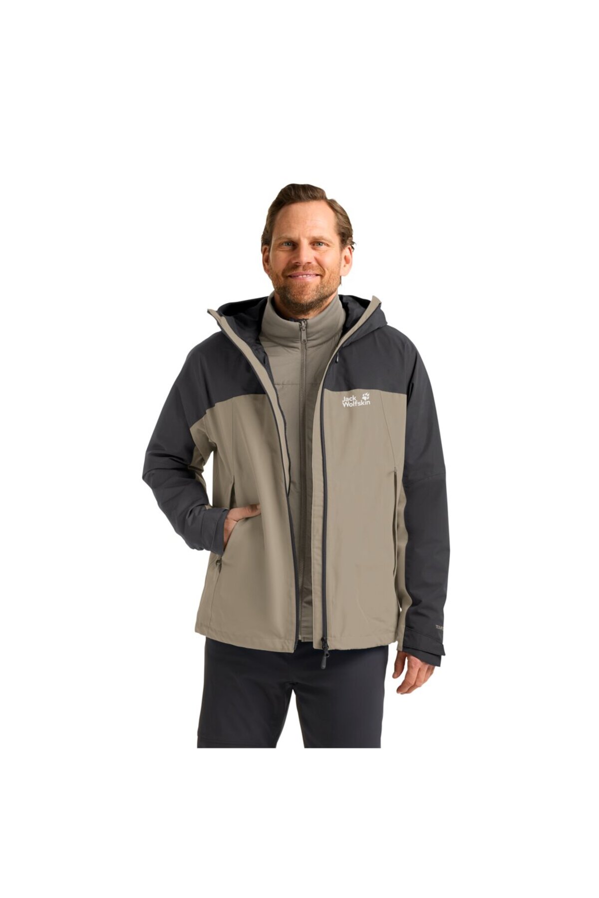 کاپشن مردانه راسته آستین استاندارد | جک ولف اسکین Jack Wolfskin A65257