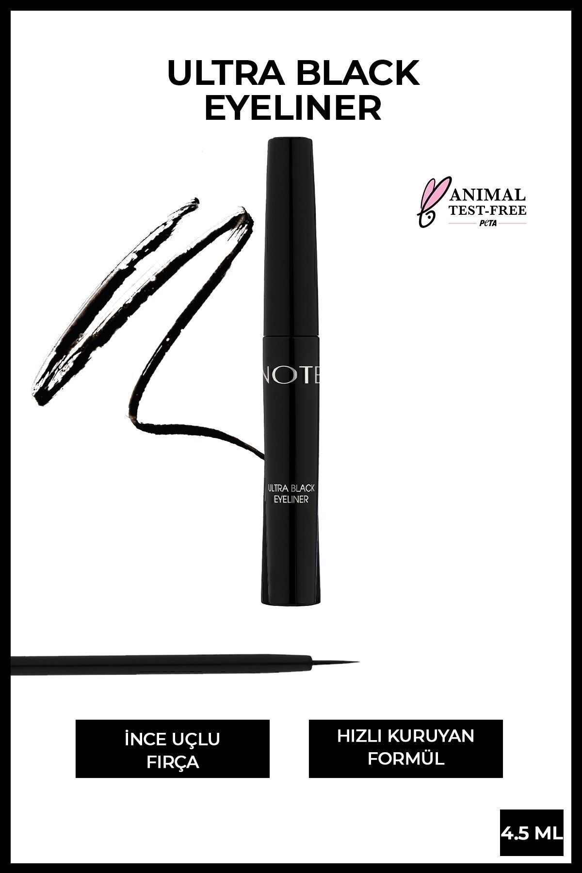 خط چشم زنانه | نوت کازمتیکس Note Cosmetics ELNR ULTRA BLACK