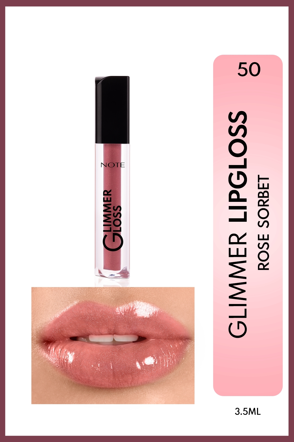 برق لب زنانه | نوت کازمتیکس Note Cosmetics LGL GLIMMER