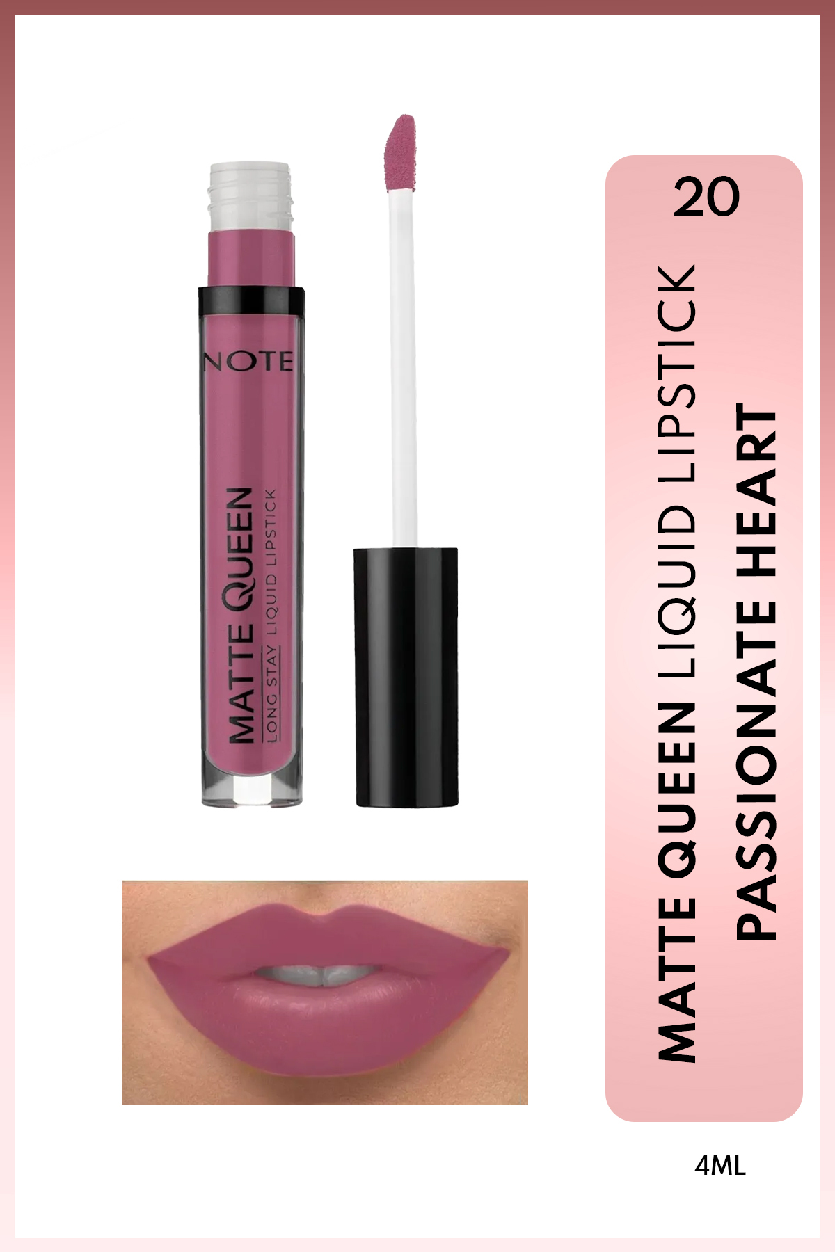 رژ لب زنانه | نوت کازمتیکس Note Cosmetics LSTK MATTE QUEEN