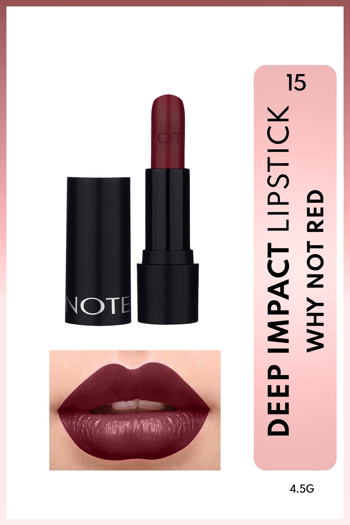 رژ لب زنانه | نوت کازمتیکس Note Cosmetics LSTK DEEP IMPACT