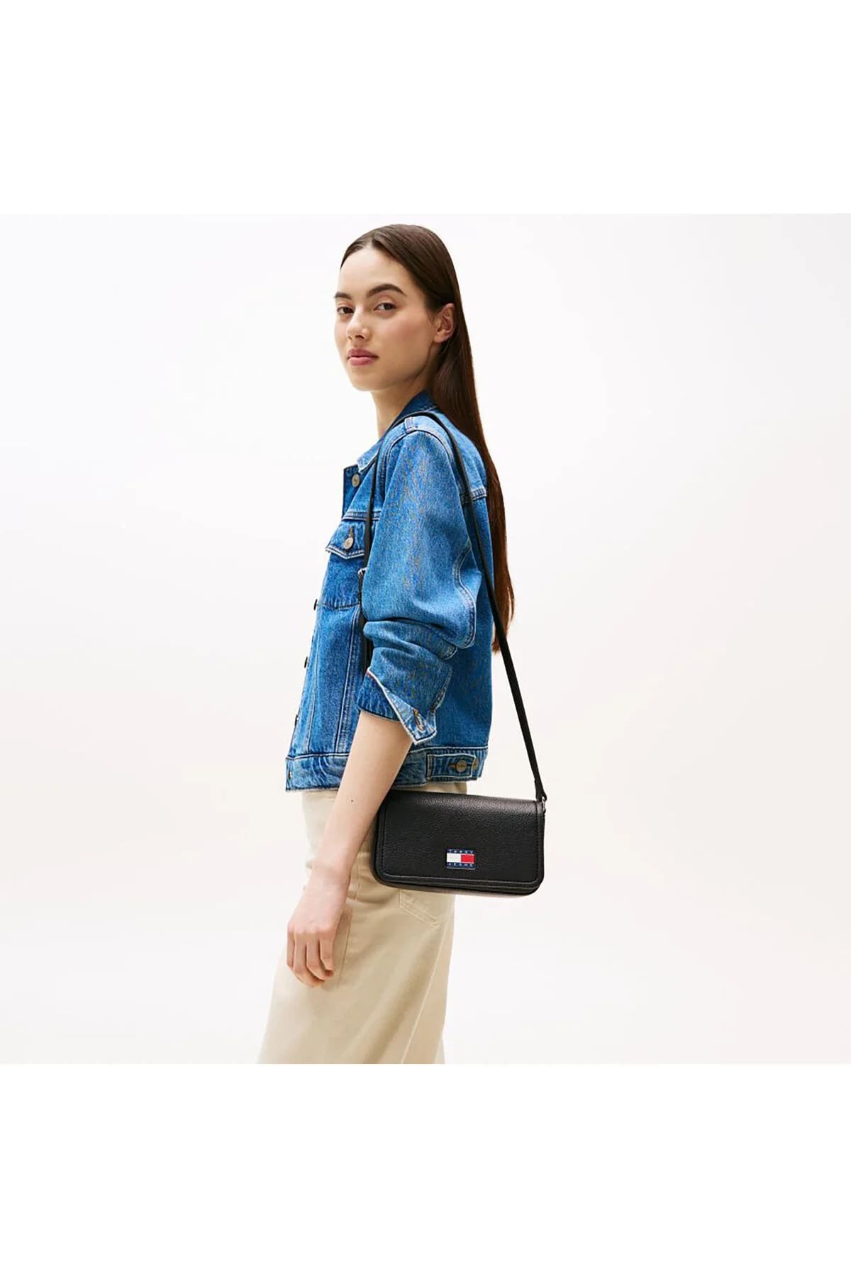 کیف دستی زنانه راسته | تامی هیلفیگر Tommy Hilfiger AW0AW17553BDS