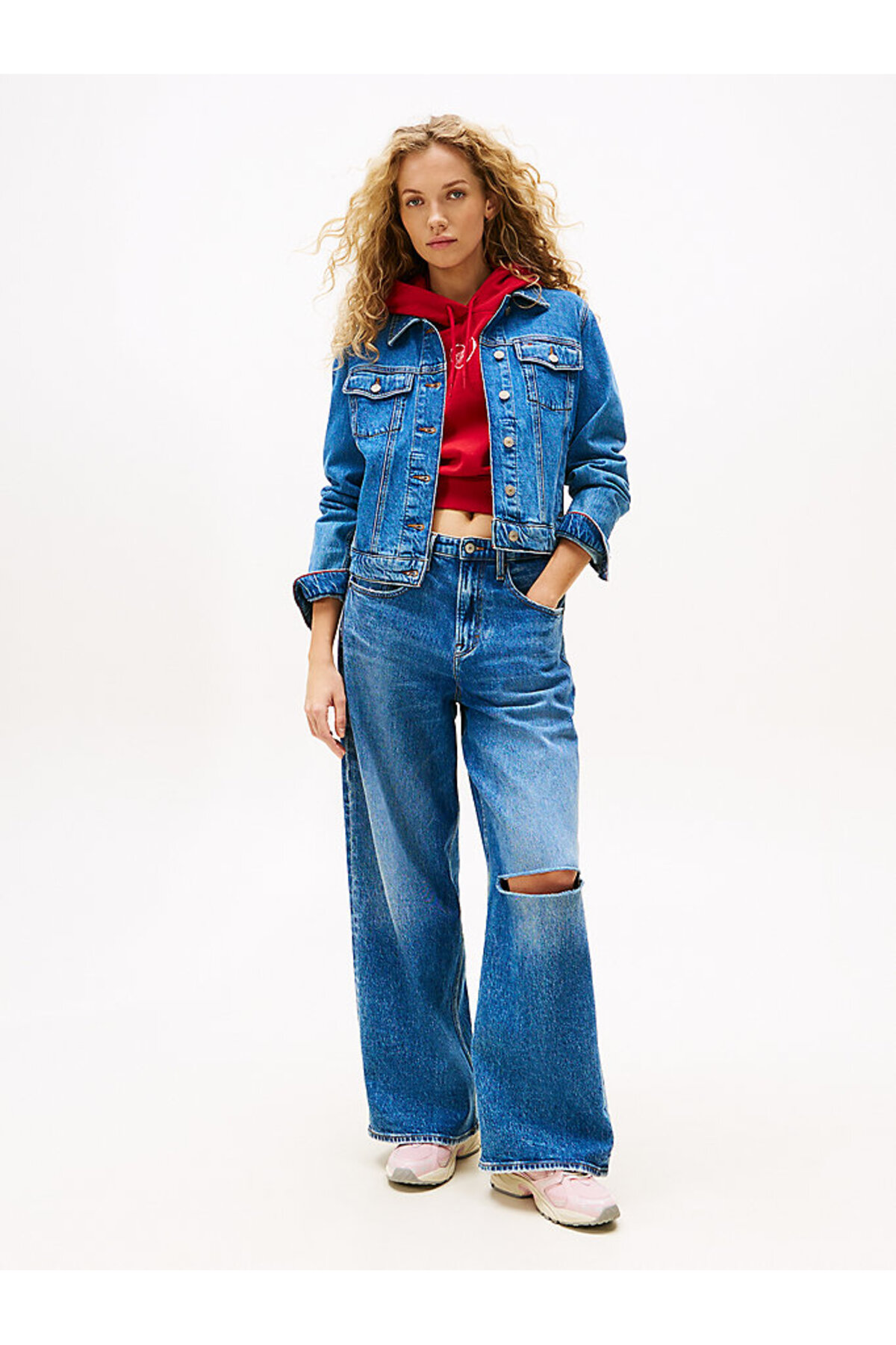 اسنیکر زنانه طرح دار | تامی هیلفیگر Tommy Hilfiger EN0EN02810