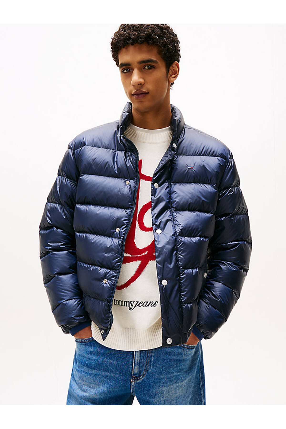 کاپشن مردانه طرح دار آستین بلند | تامی هیلفیگر Tommy Hilfiger DM0DM21937