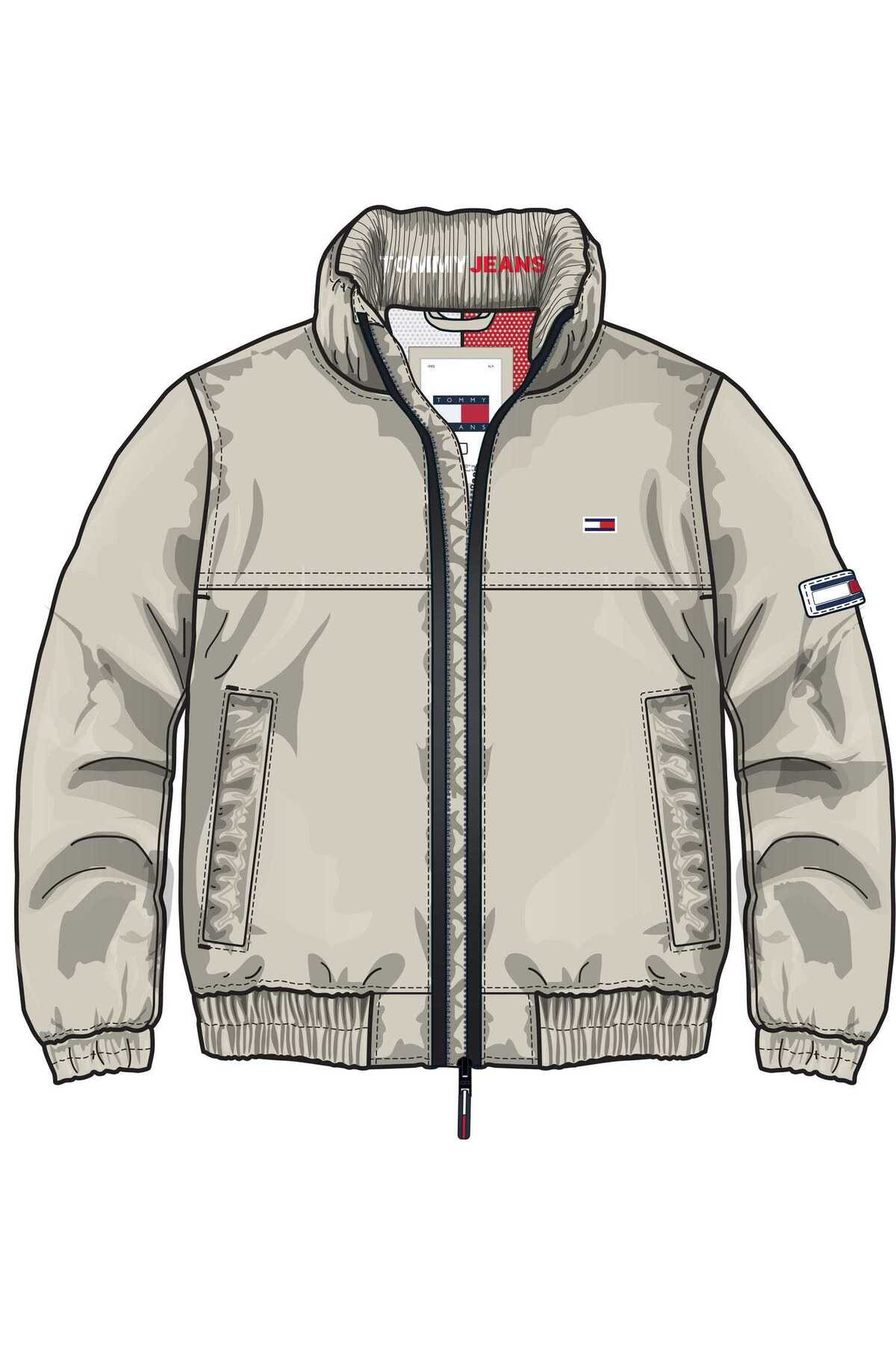 کاپشن مردانه راسته آستین بلند | تامی هیلفیگر Tommy Hilfiger DM0DM15382ACM