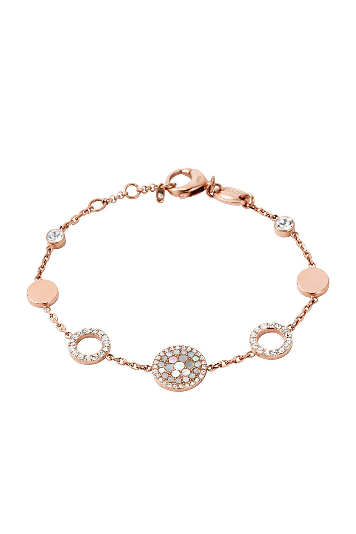 دستبند استیل زنانه | فسیل جول Fossil Jewel JF01739-791