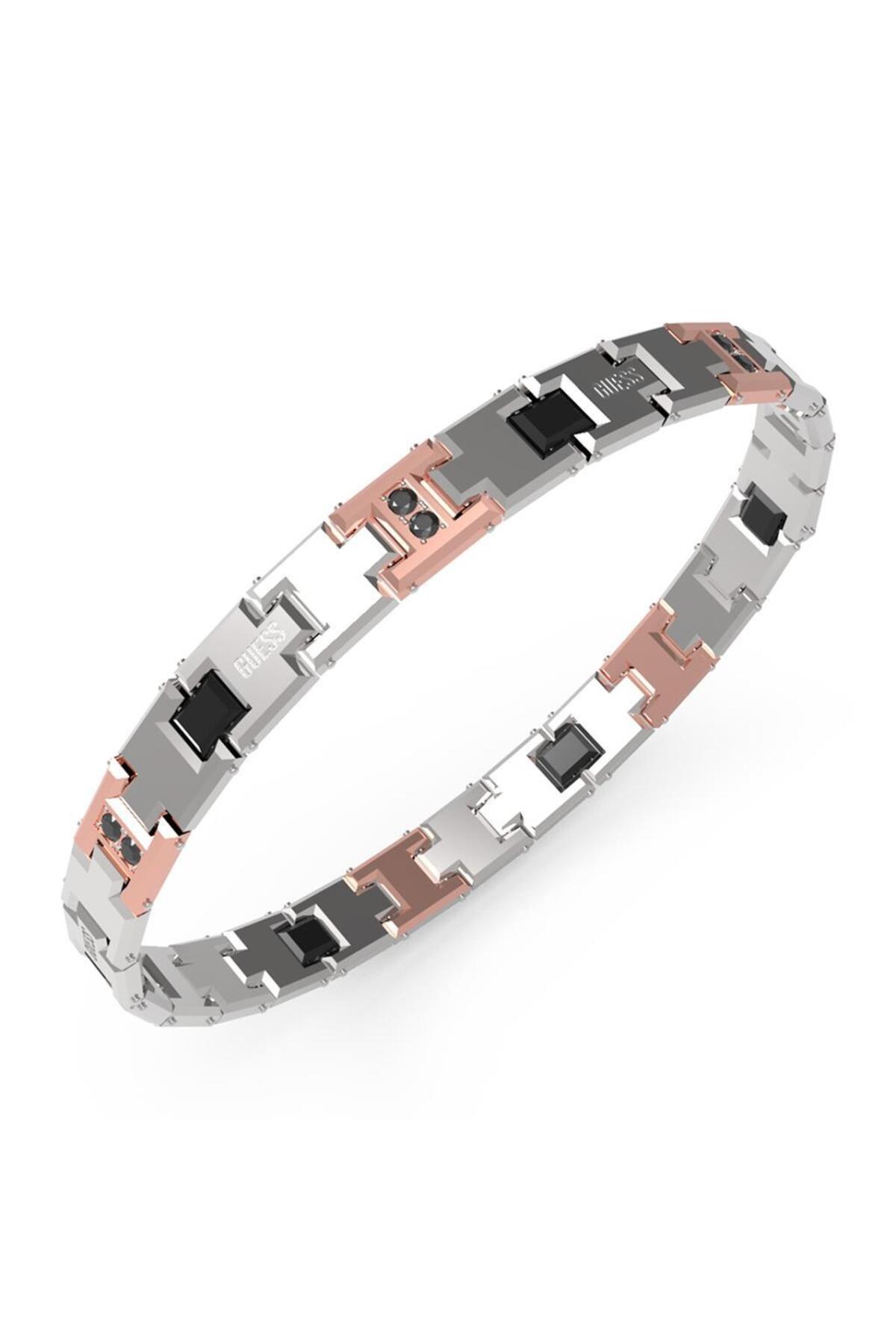 دستبند استیل مردانه | گس Guess JGUJUMB04036JWRGBKTU