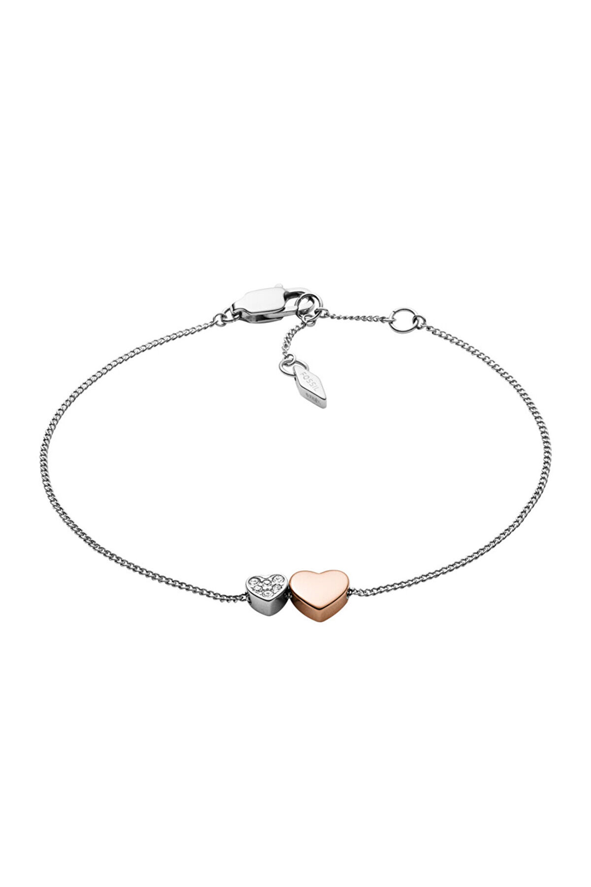 دستبند استیل زنانه | فسیل Fossil F03095-998