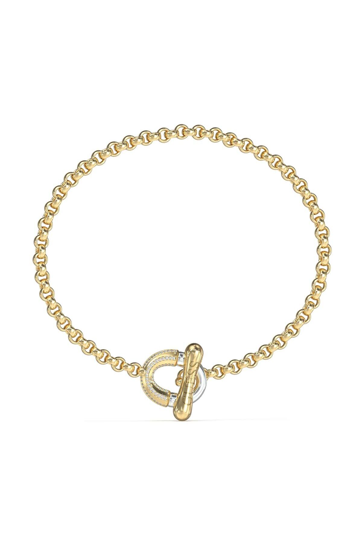 دستبند استیل زنانه | گس Guess JGUJUBB05372JWYGRHS