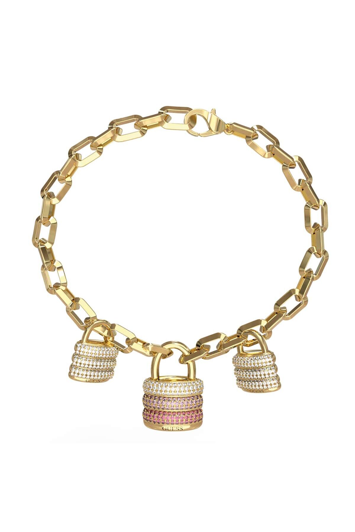 دستبند استیل زنانه | گس Guess JGUJUBB05404JWYGPKS