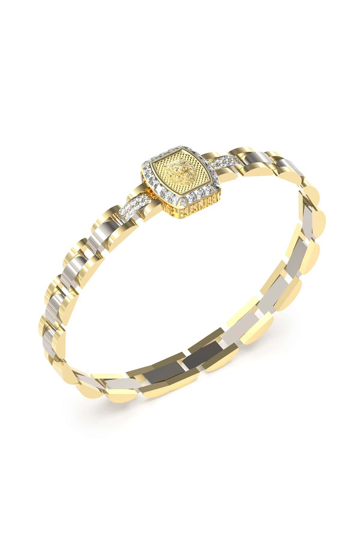 دستبند استیل مردانه | گس Guess JGUJUMB05003JWYGSTTU