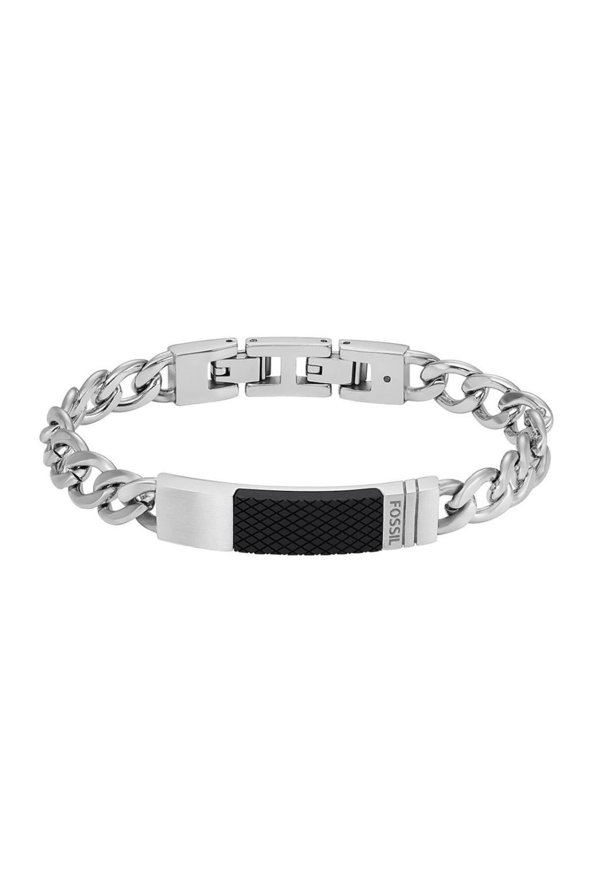 دستبند استیل مردانه | فسیل Fossil F04411-040