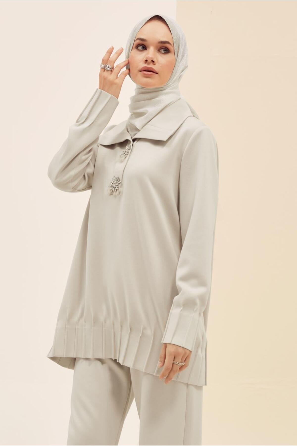 تونیک زنانه راسته  آستین استاندارد | آلوینا Alvina 26KESF0045957