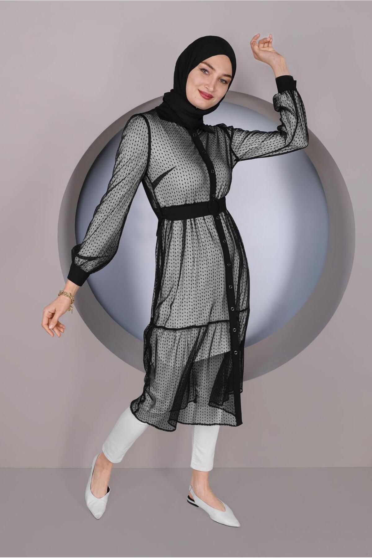 تونیک زنانه راسته آستین بلند | آلوینا Alvina 21YTNK0041400