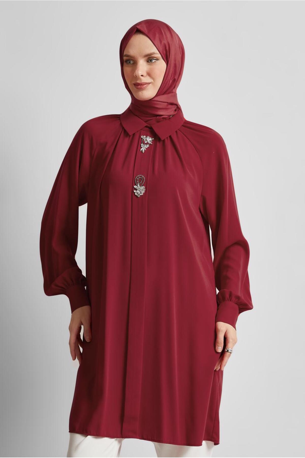تونیک زنانه راسته آستین استاندارد | آلوینا Alvina 24YTNK0044663