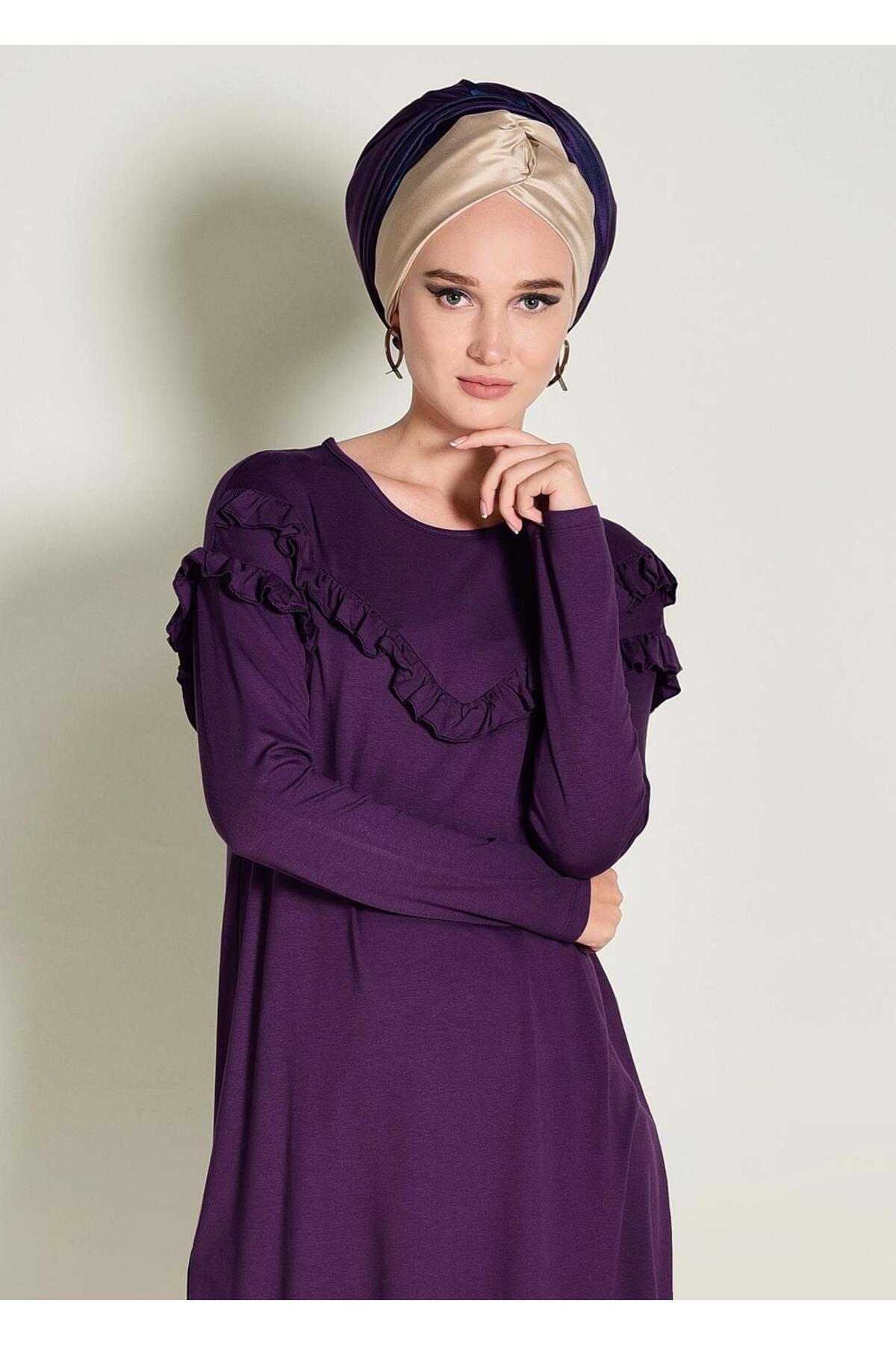 تونیک زنانه راسته آستین بلند | آلوینا Alvina 19YTNK004363