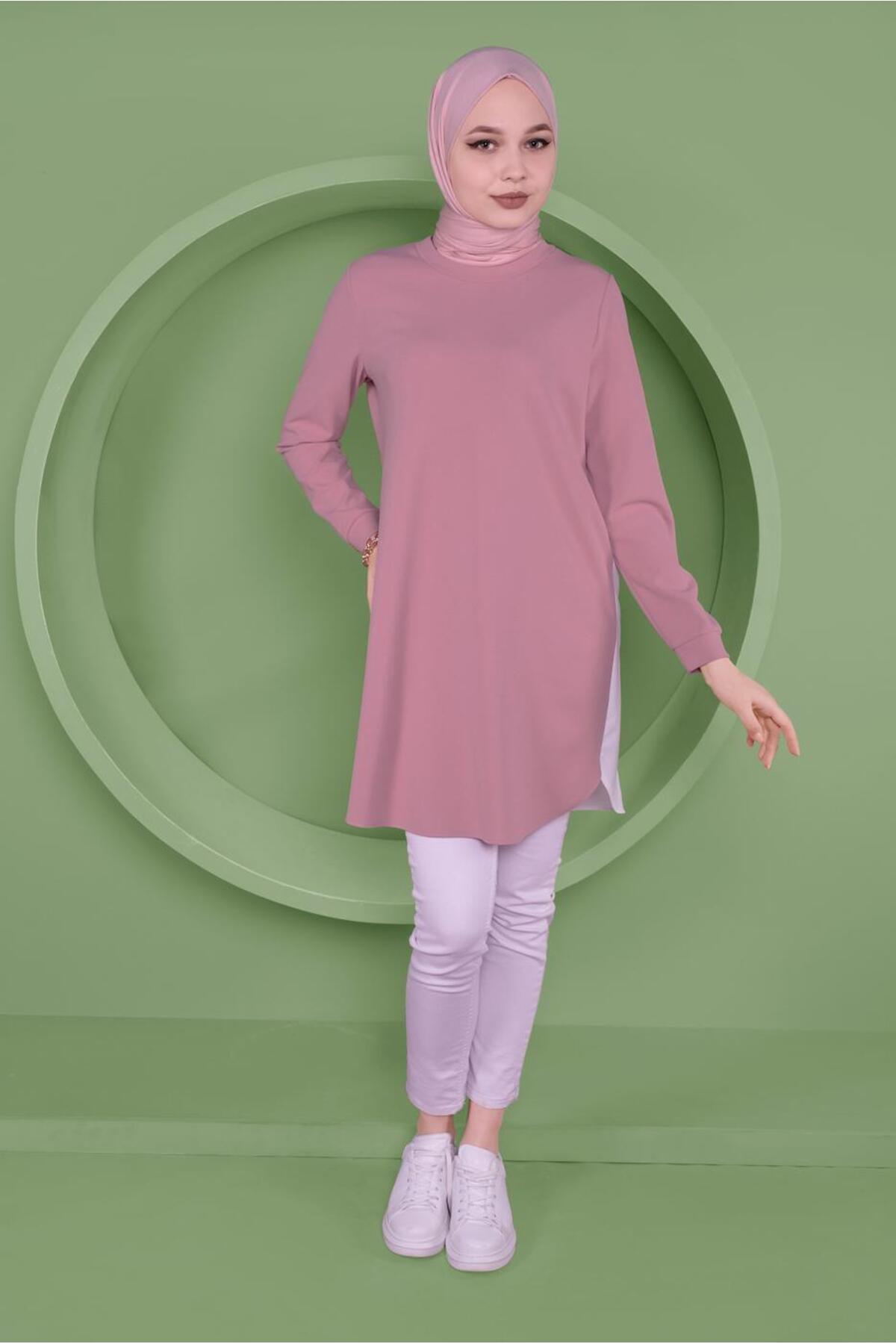 تونیک زنانه راسته آستین بلند | آلوینا Alvina 21YTNK0041371