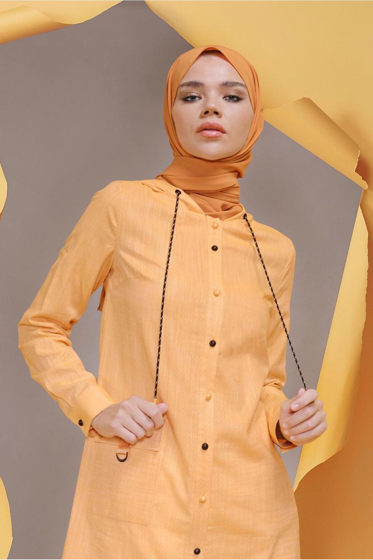 تونیک زنانه راسته آستین بلند | آلوینا Alvina 21YTNK0041681