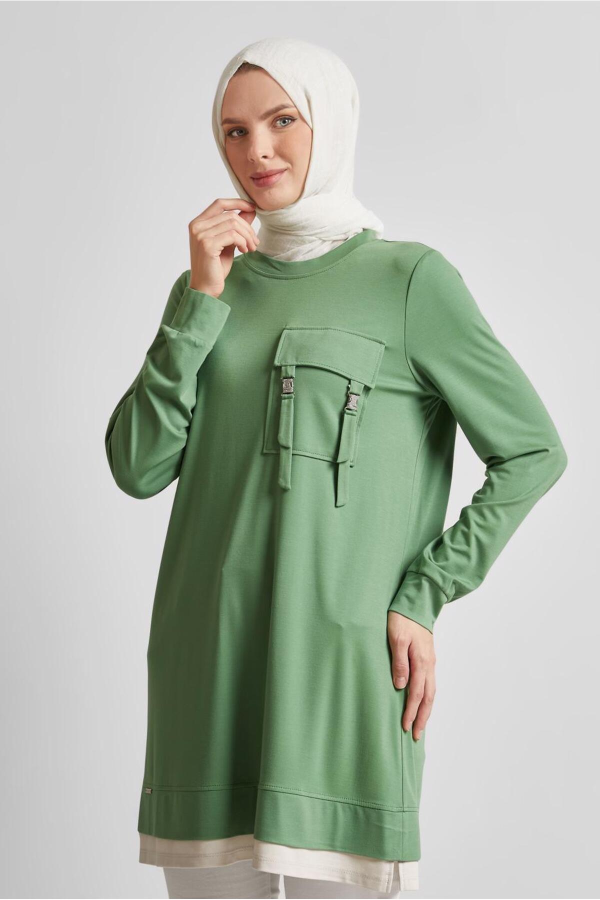 تونیک زنانه راسته  آستین بلند | آلوینا Alvina 25YESF0045629