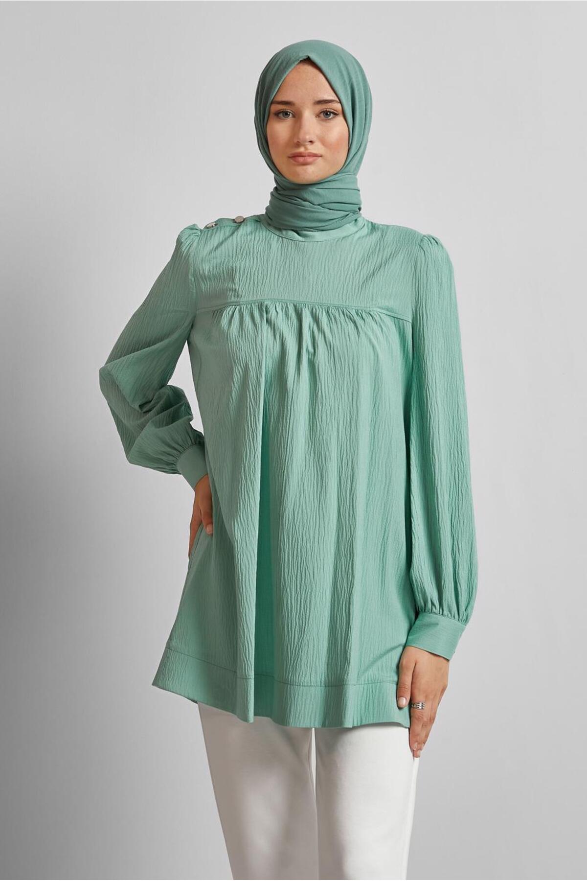 تونیک زنانه راسته آستین استاندارد | آلوینا Alvina 25YTNK0045731