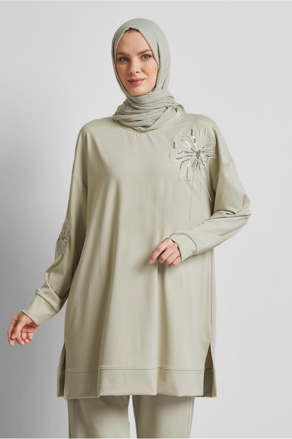 تونیک زنانه اسلیمی آستین بلند | آلوینا Alvina 24YESF0044638