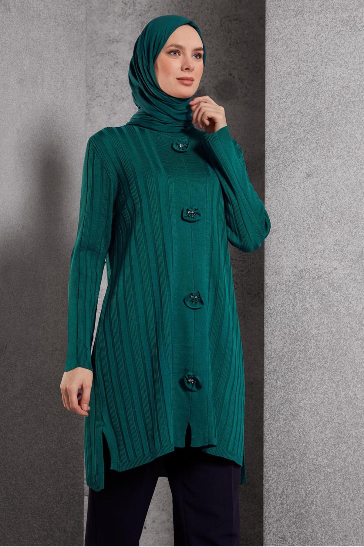 تونیک زنانه راسته آستین بلند | آلوینا Alvina 25KTNK0044961