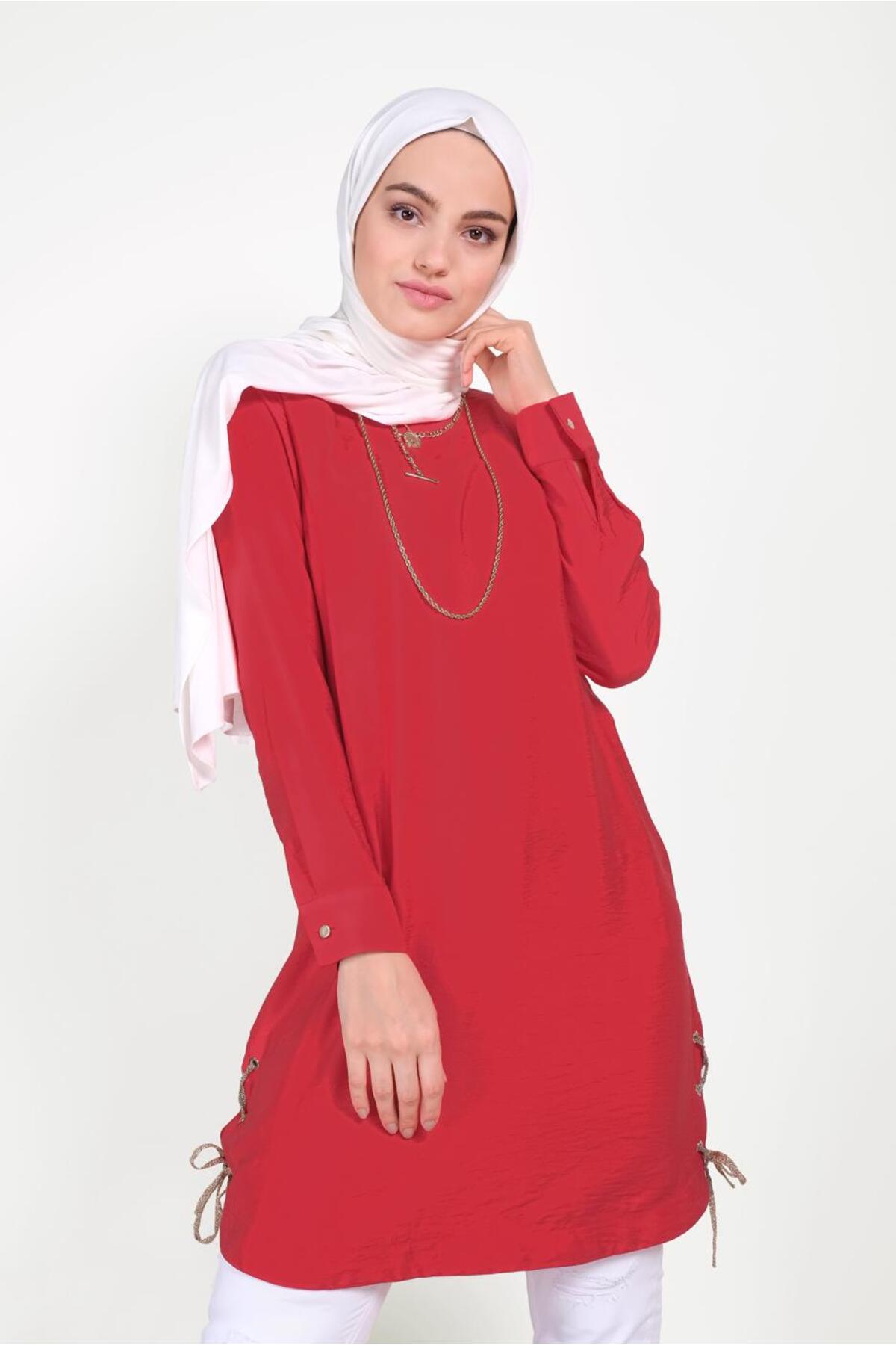 تونیک زنانه راسته آستین بلند | آلوینا Alvina 20YTNK0040495