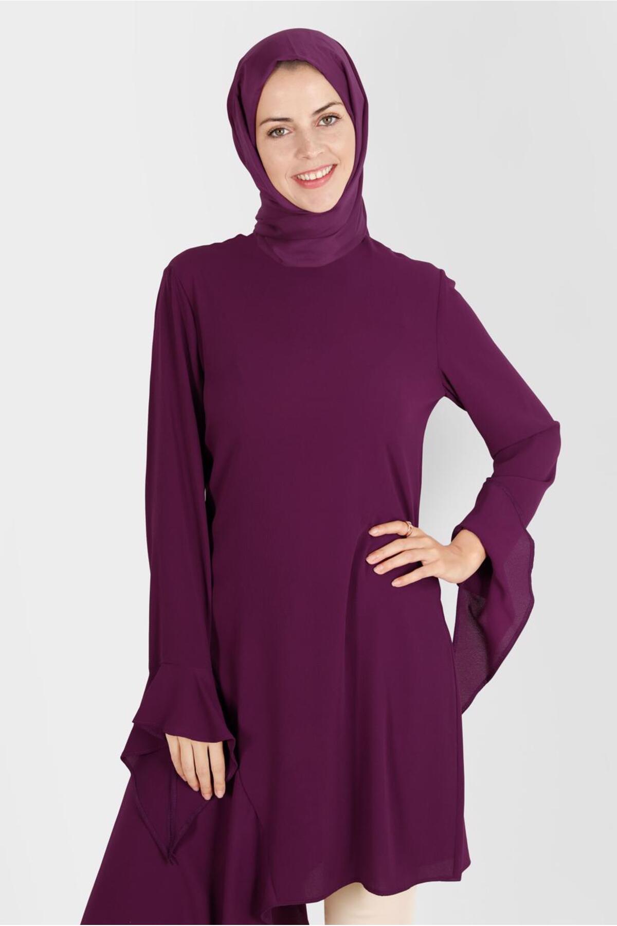 تونیک زنانه راسته آستین بلند | آلوینا Alvina 21YTNK0041786