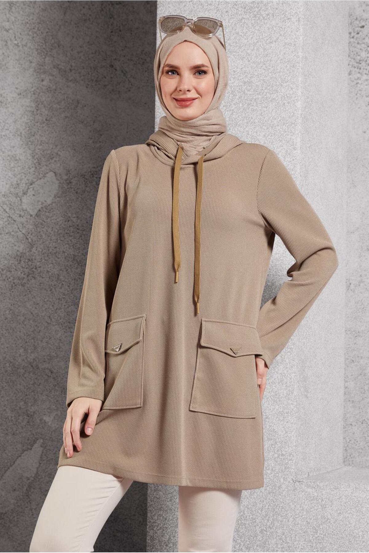 تونیک زنانه راسته آستین بلند | آلوینا Alvina 25KESF0045135