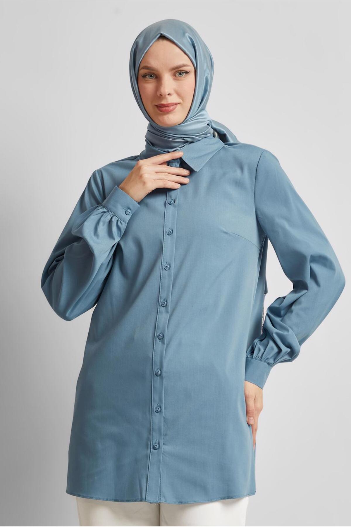 تونیک زنانه راسته آستین بلند | آلوینا Alvina 25YTNK0045606