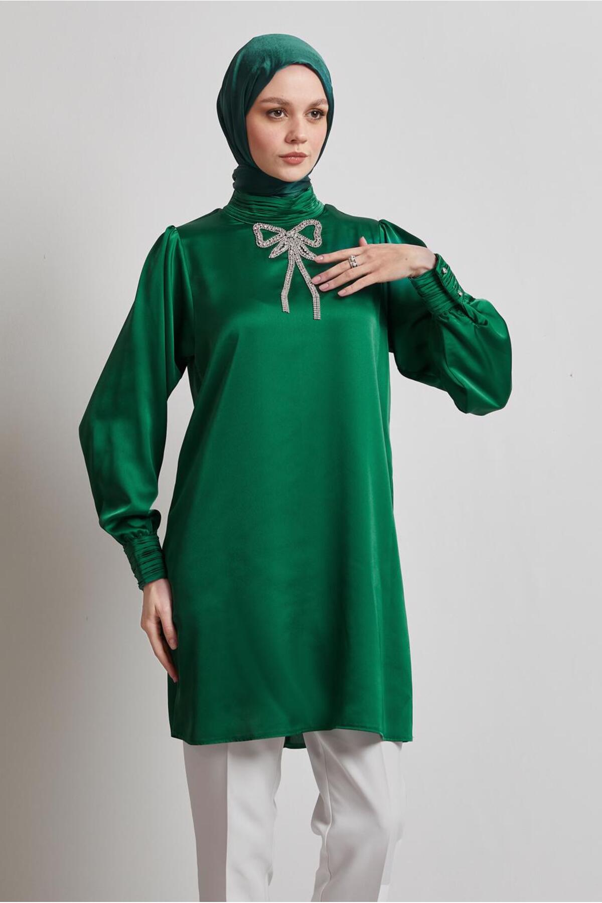 تونیک زنانه راسته آستین بلند | آلوینا Alvina 25YTNK0044685