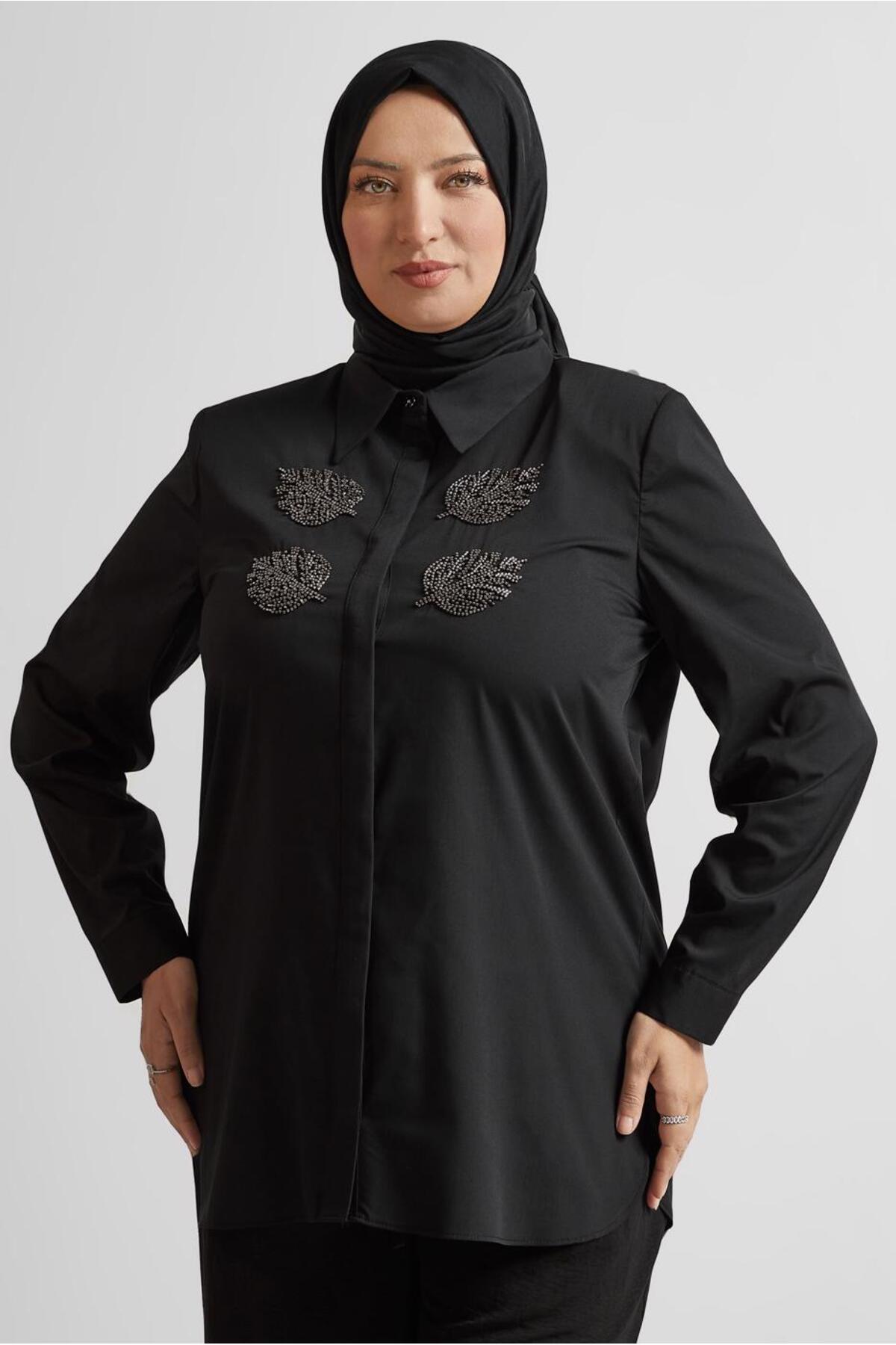 تونیک زنانه راسته آستین بلند | آلوینا Alvina 25YTNK0020758