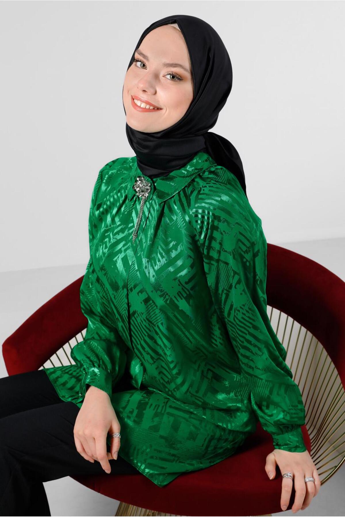 تونیک زنانه راسته آستین بلند | آلوینا Alvina 23YTNK0043683