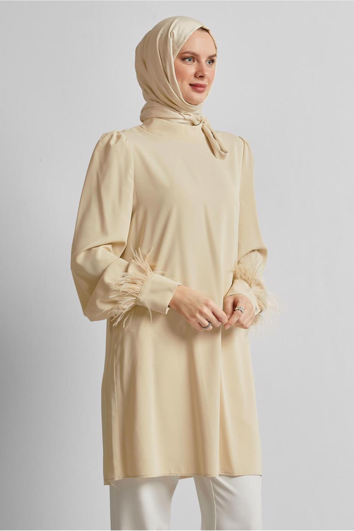 تونیک زنانه راسته آستین استاندارد | آلوینا Alvina 25YTNK0045324