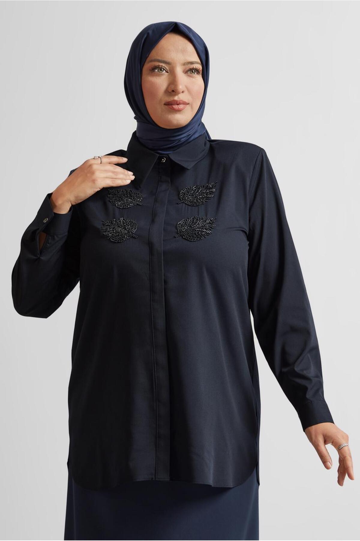 تونیک زنانه راسته آستین بلند | آلوینا Alvina 25YTNK0020758