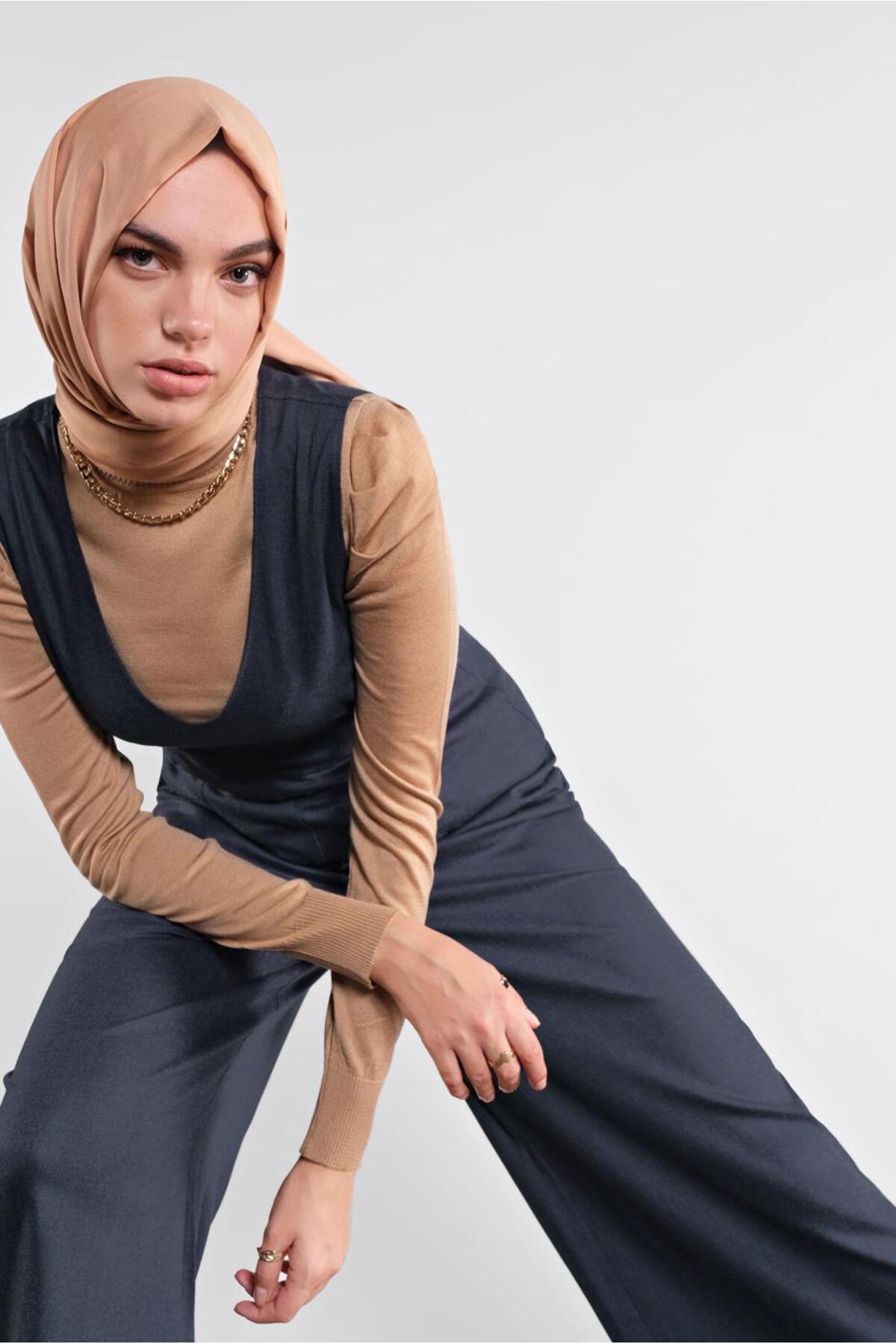 تونیک زنانه راسته آستین بلند | آلوینا Alvina 21KTLM0041162
