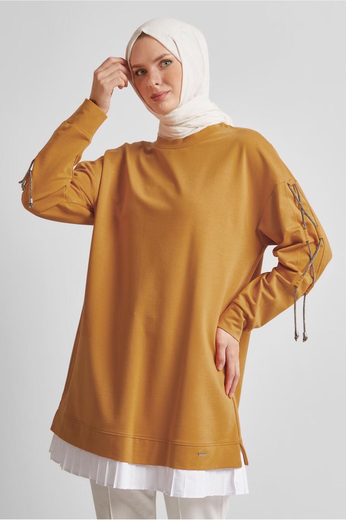 تونیک زنانه راسته آستین بلند | آلوینا Alvina 24YESF0044561