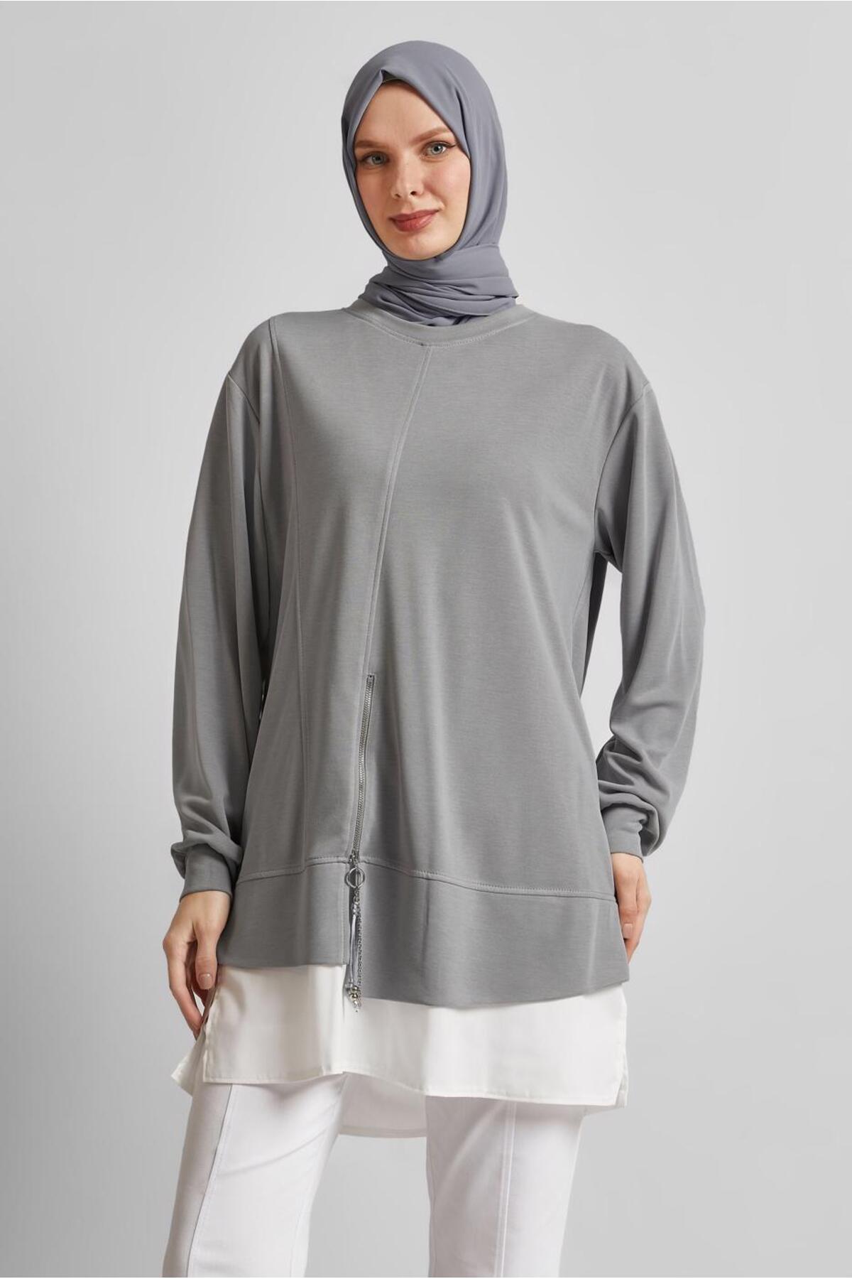 تونیک زنانه راسته آستین استاندارد | آلوینا Alvina 25YESF0045461