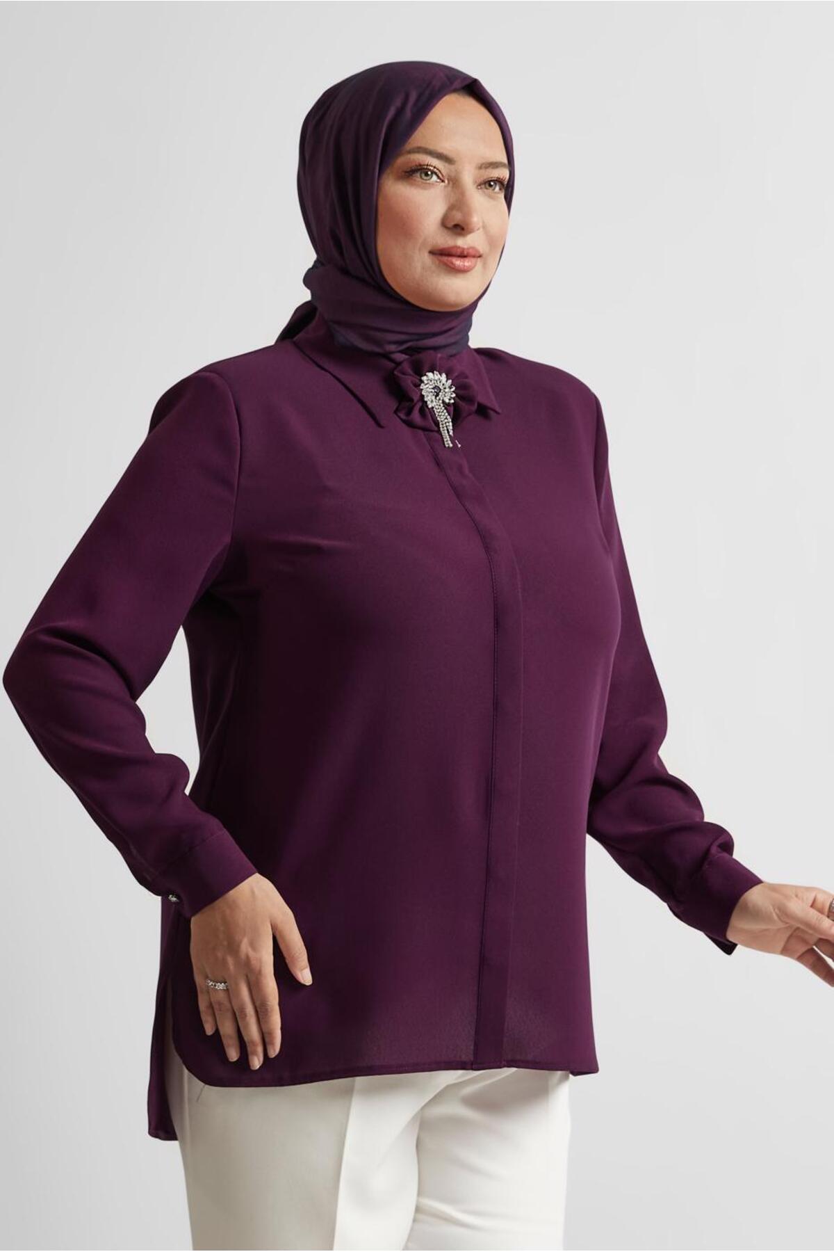 تونیک زنانه راسته آستین استاندارد | آلوینا Alvina 25YTNK0020752