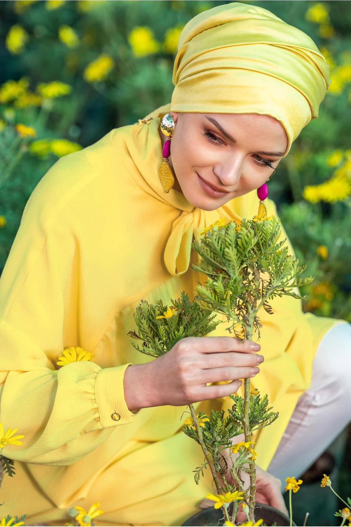 تونیک زنانه راسته آستین بلند | آلوینا Alvina 19YTNK004111