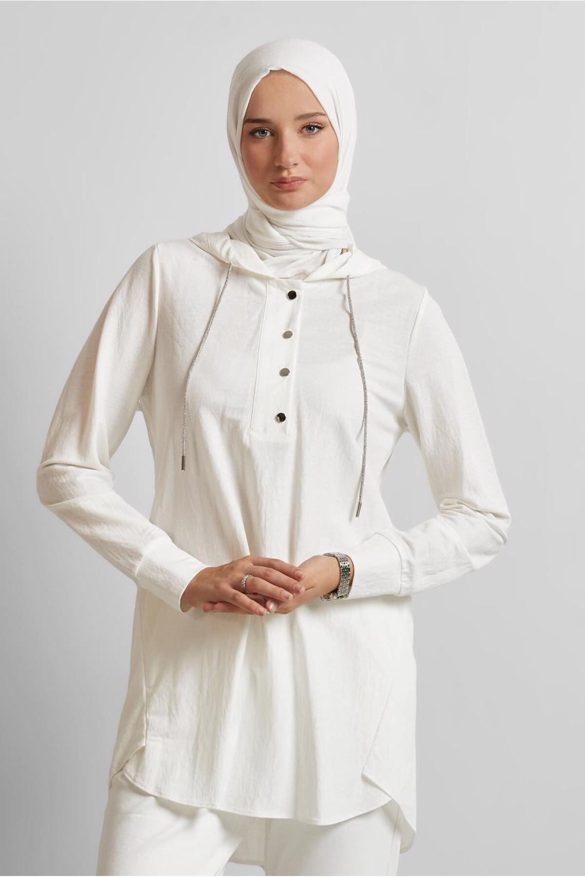 تونیک زنانه راسته آستین استاندارد | آلوینا Alvina 25YESF0045742