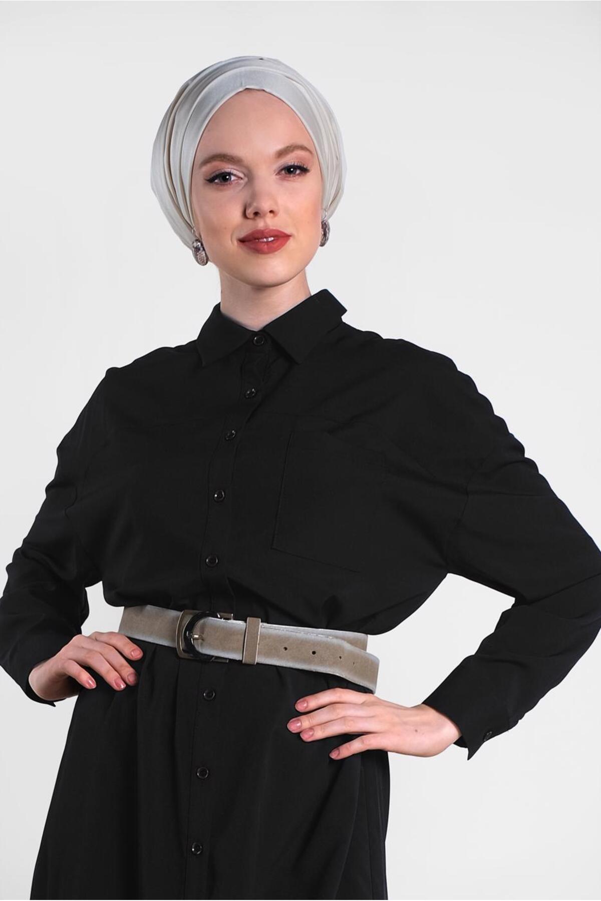 تونیک زنانه راسته آستین بلند | آلوینا Alvina 20YTNK004435